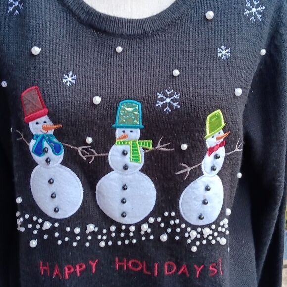Snowman Christmas Sweater - Picture 2 of 11